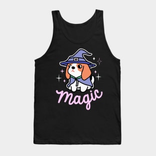 Beagle Magic Wizard Dog Owner Retro Funny Dog Tank Top